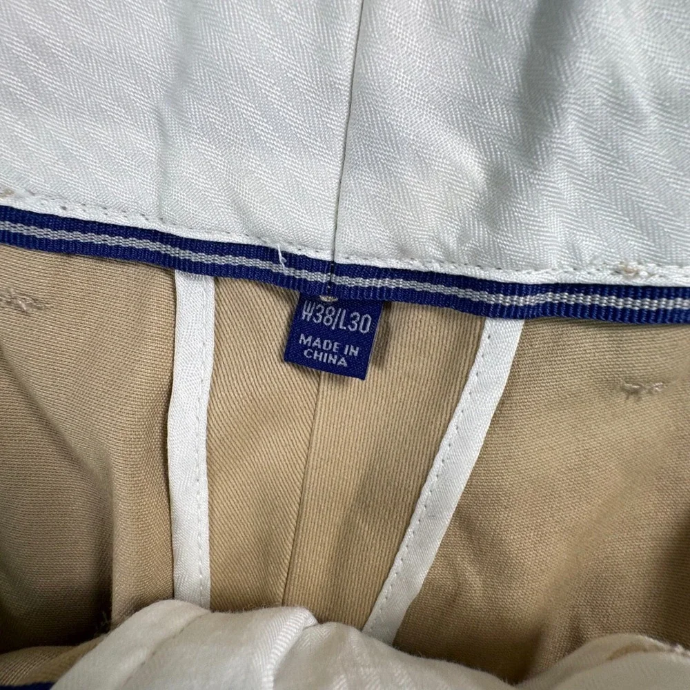 FootJoy 1857 Modern Golf Lifestyle Pants Mens 38x30 Khaki Tan Cotton Stretch NWT